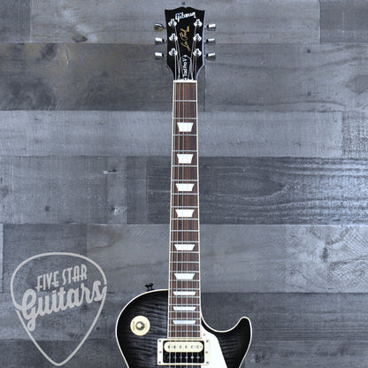 Pre-Owned Gibson Les Paul Traditional Pro V - Transparent Ebony Burst with Hardshell Case