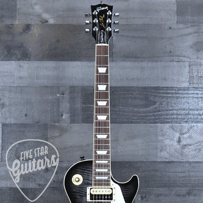 Pre-Owned Gibson Les Paul Traditional Pro V - Transparent Ebony Burst with Hardshell Case