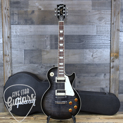 Pre-Owned Gibson Les Paul Traditional Pro V - Transparent Ebony Burst with Hardshell Case