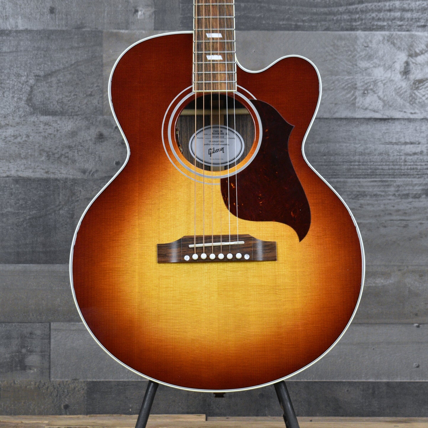 Pre-Owned Gibson Parlor Rosewood EC - Rosewood Burst with Hardshell Case