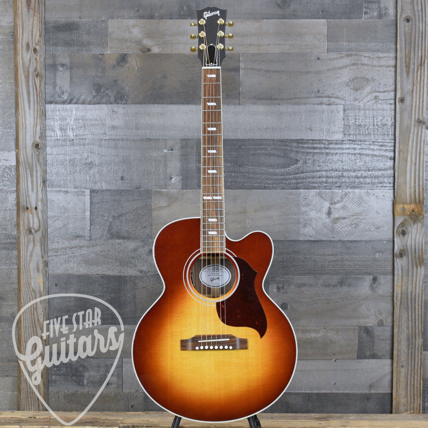 Pre-Owned Gibson Parlor Rosewood EC - Rosewood Burst with Hardshell Case