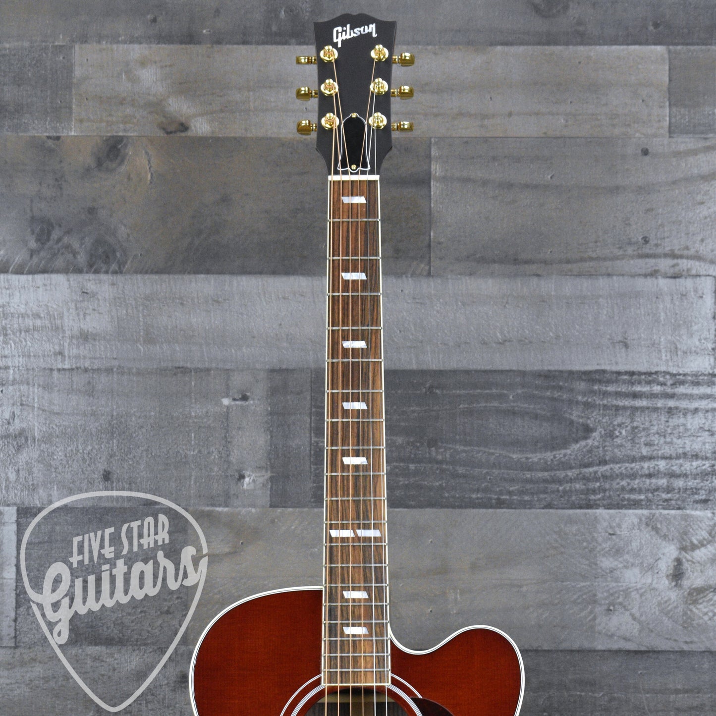 Pre-Owned Gibson Parlor Rosewood EC - Rosewood Burst with Hardshell Case