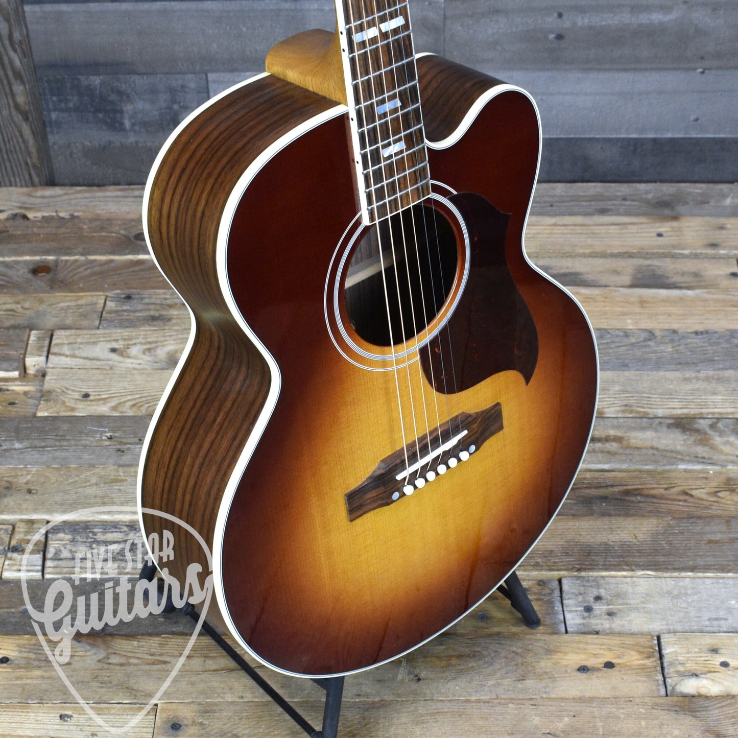 Pre-Owned Gibson Parlor Rosewood EC - Rosewood Burst with Hardshell Case