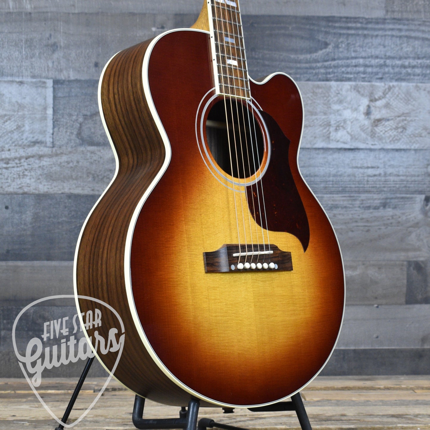 Pre-Owned Gibson Parlor Rosewood EC - Rosewood Burst with Hardshell Case