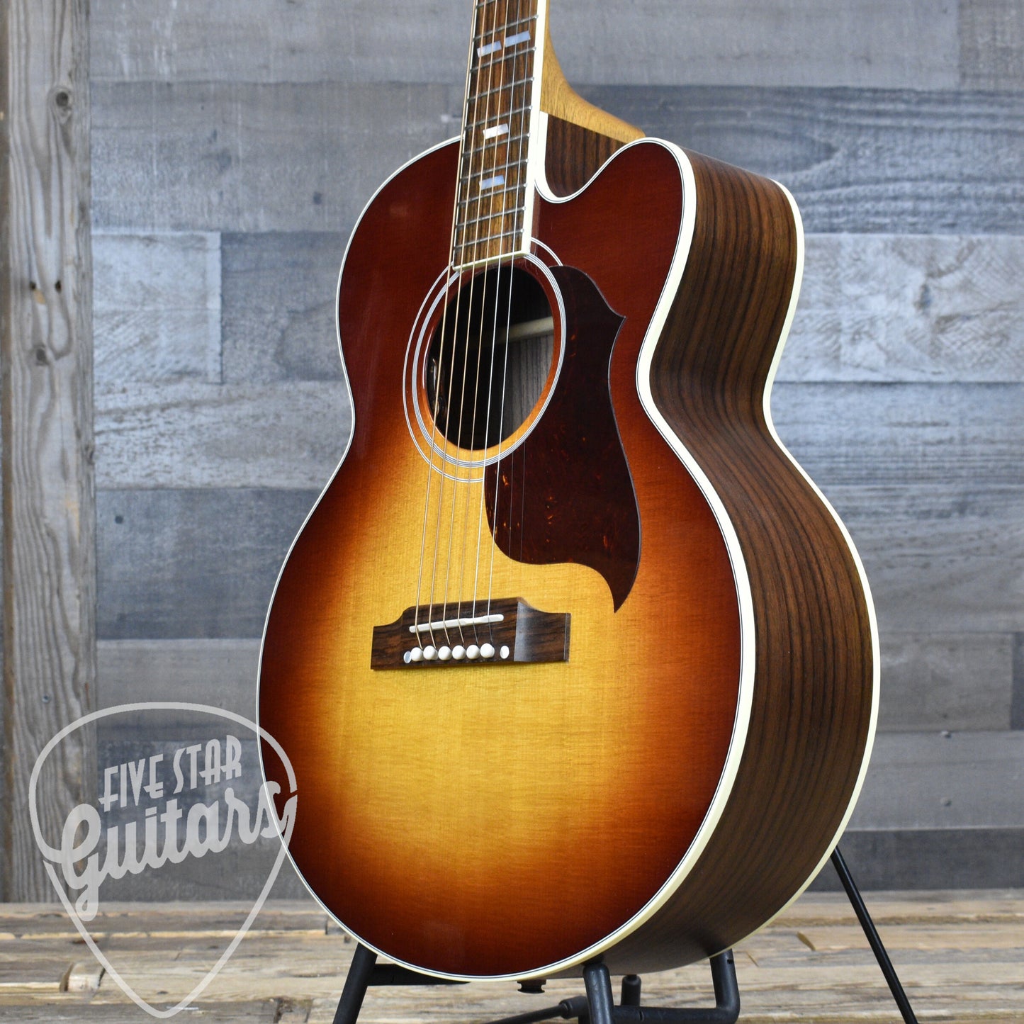 Pre-Owned Gibson Parlor Rosewood EC - Rosewood Burst with Hardshell Case