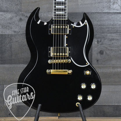 Pre-Owned Gibson SG Custom (Demo Shop) - Ebony with Hard Shell Case