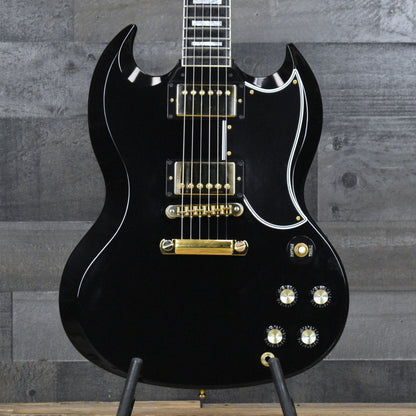 Pre-Owned Gibson SG Custom (Demo Shop) - Ebony with Hard Shell Case