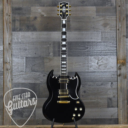 Pre-Owned Gibson SG Custom (Demo Shop) - Ebony with Hard Shell Case