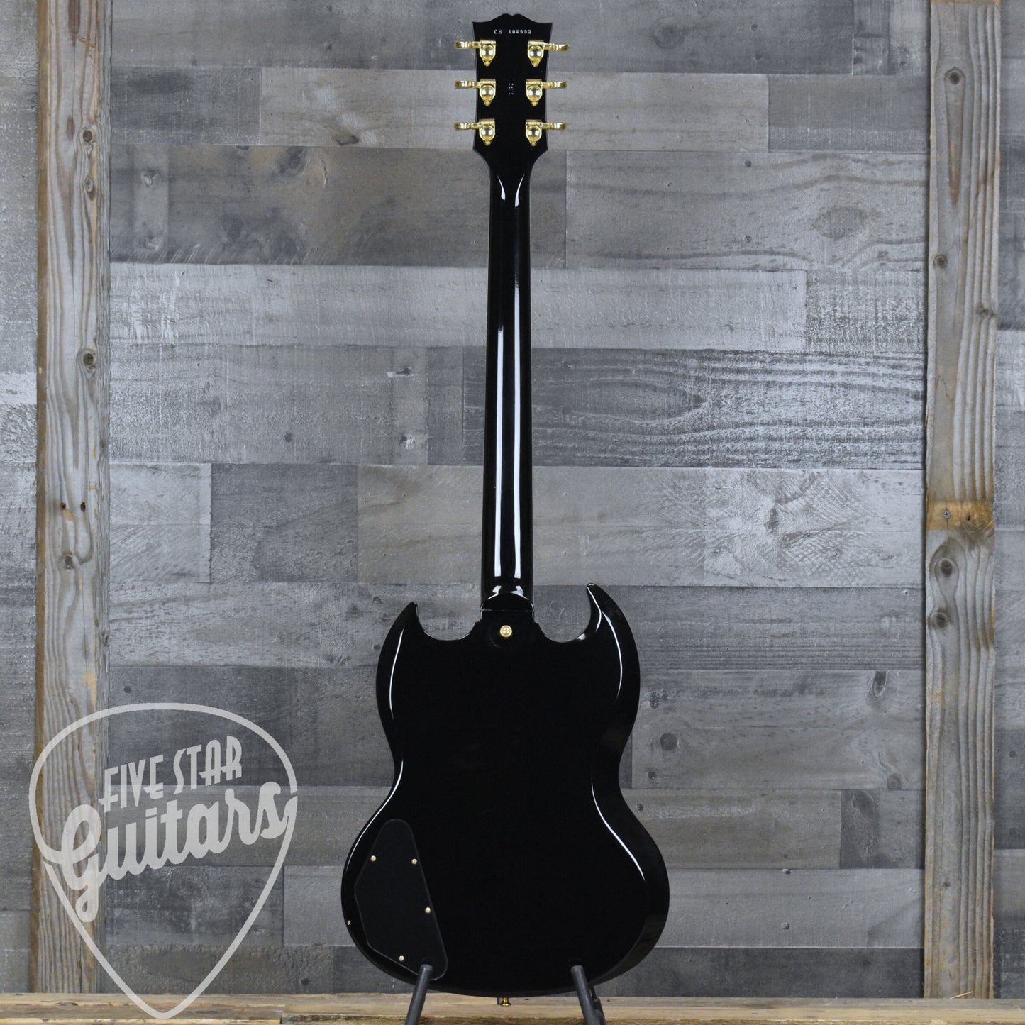Pre-Owned Gibson SG Custom (Demo Shop) - Ebony with Hard Shell Case