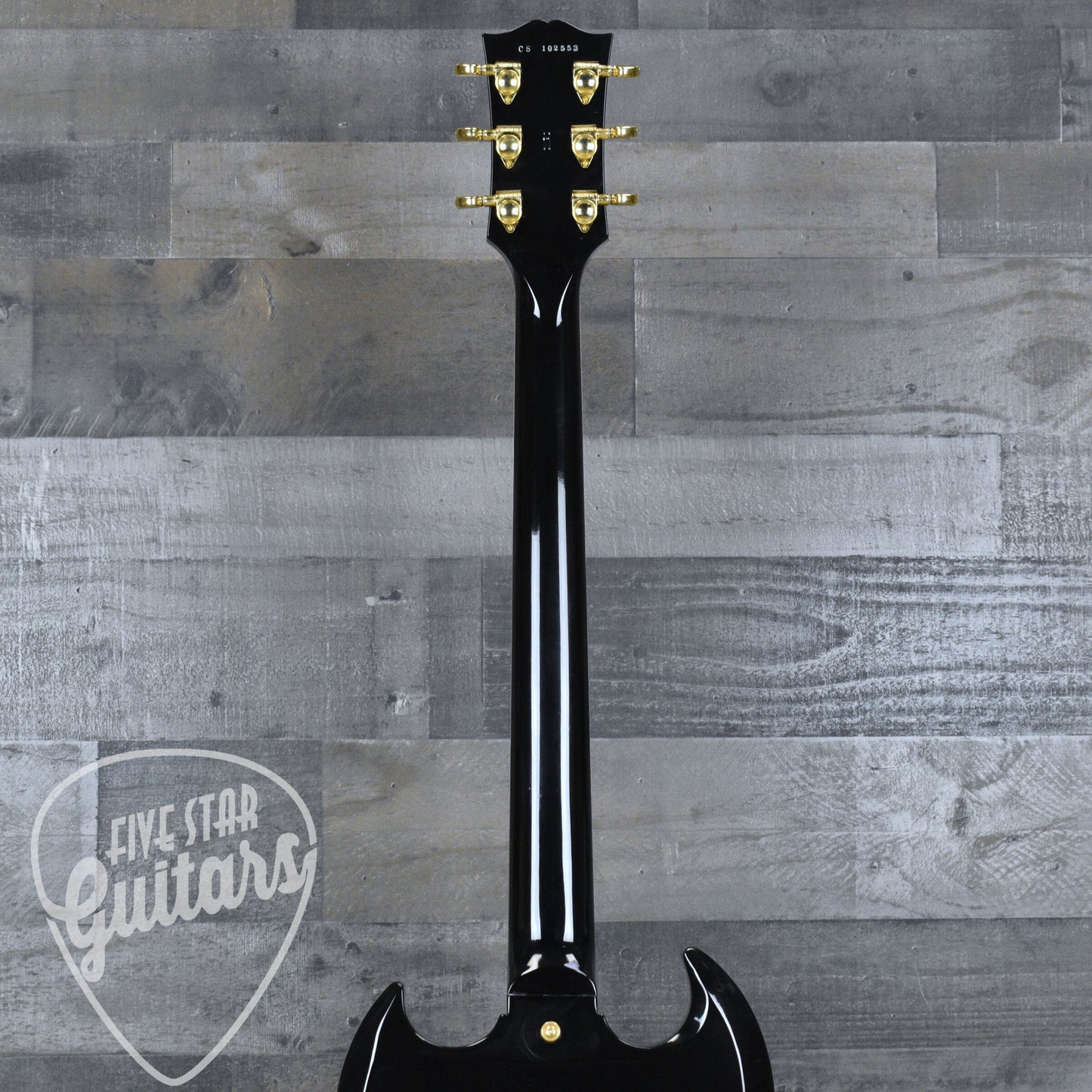 Pre-Owned Gibson SG Custom (Demo Shop) - Ebony with Hard Shell Case