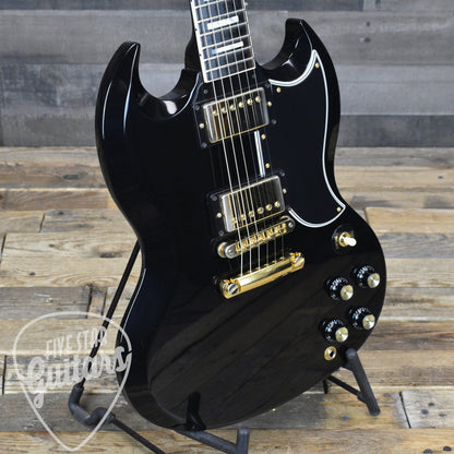 Pre-Owned Gibson SG Custom (Demo Shop) - Ebony with Hard Shell Case
