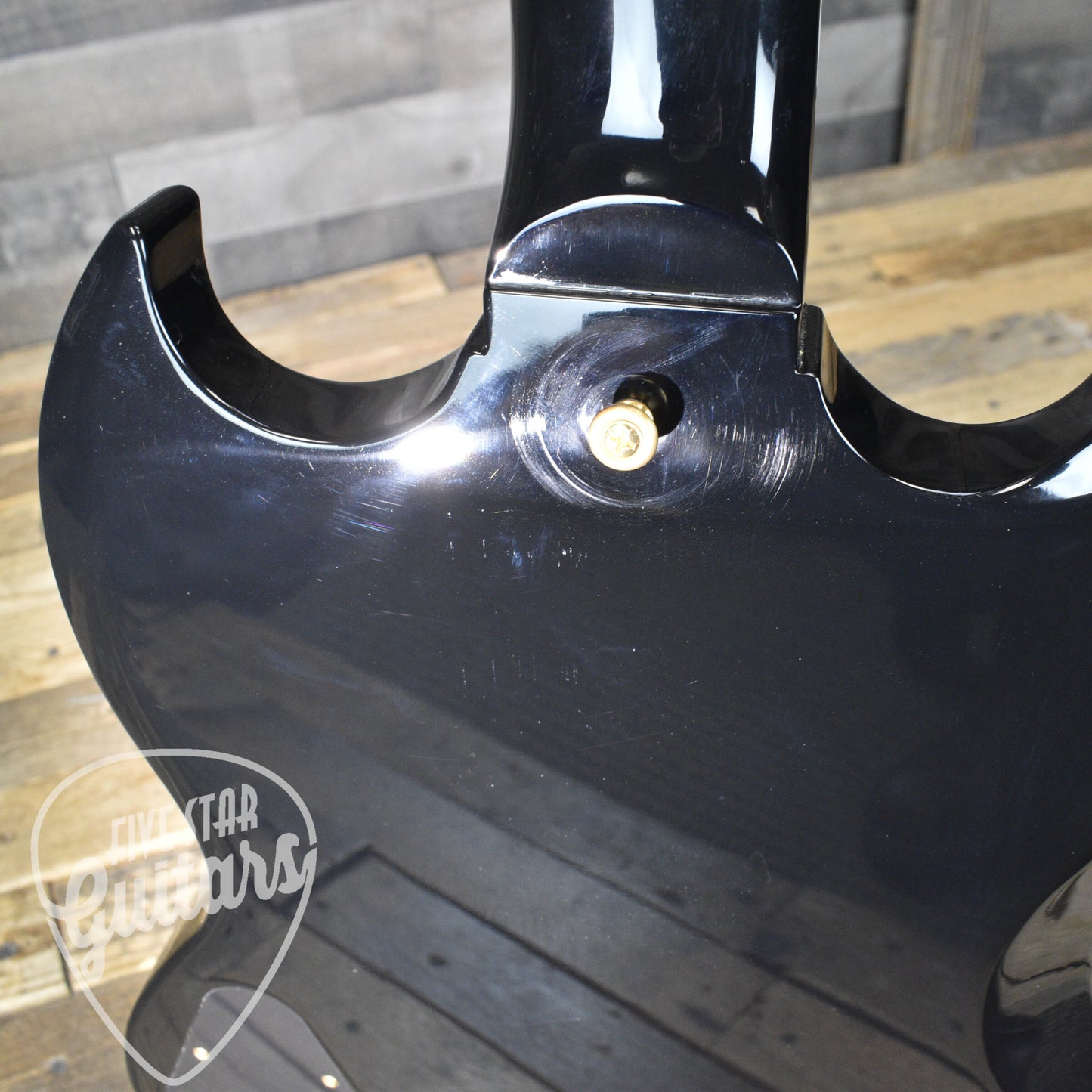 Pre-Owned Gibson SG Custom (Demo Shop) - Ebony with Hard Shell Case