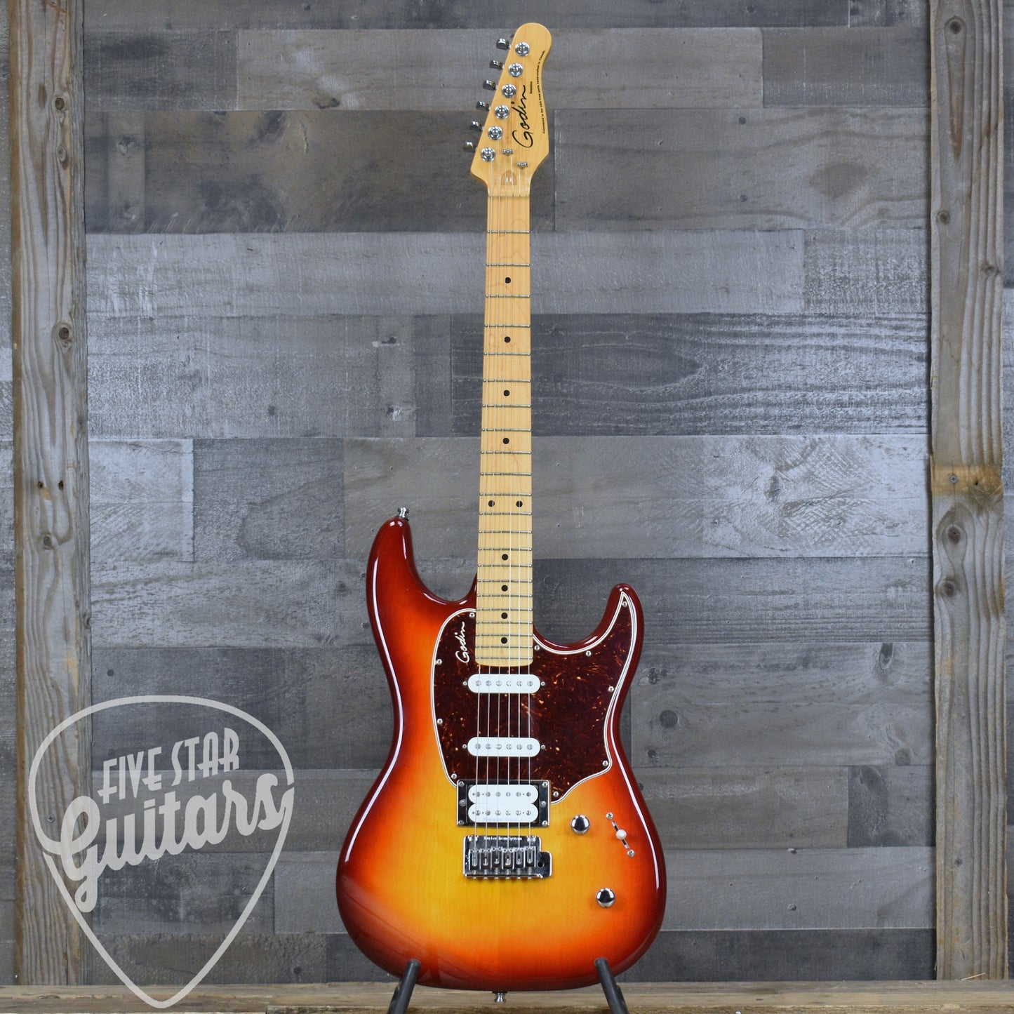 Pre-Owned Godin Session LTD - Cherry Burst with Gigbag