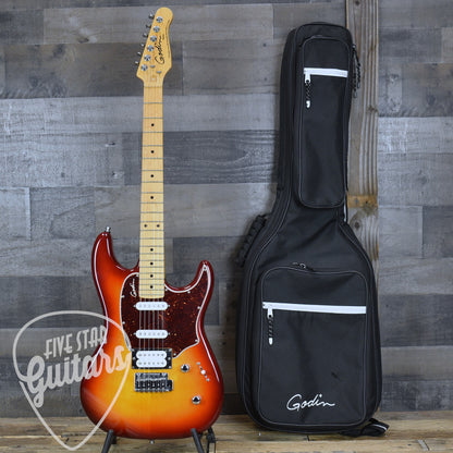 Pre-Owned Godin Session LTD - Cherry Burst with Gigbag