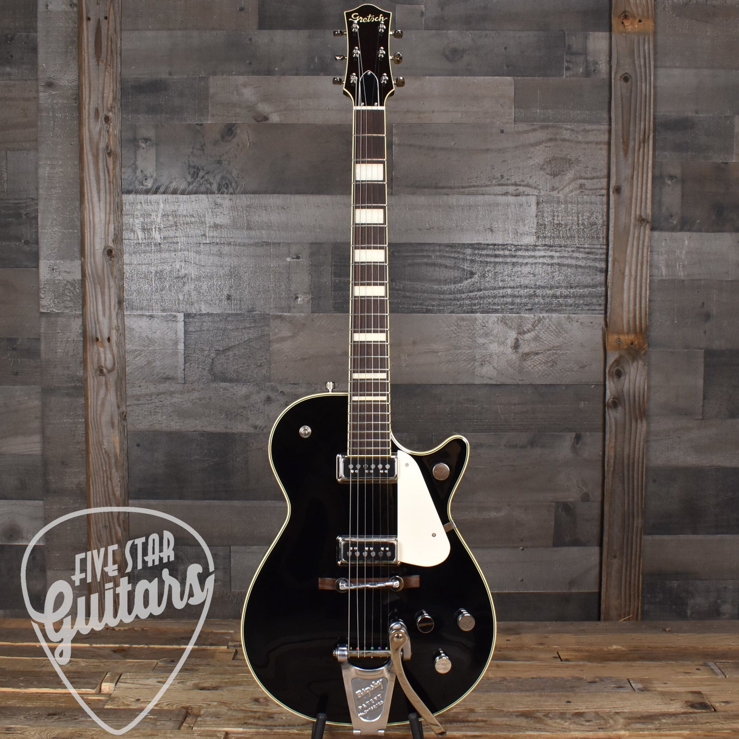 Pre-Owned Gretsch 6128T-53 - Black with Hard Shell Case