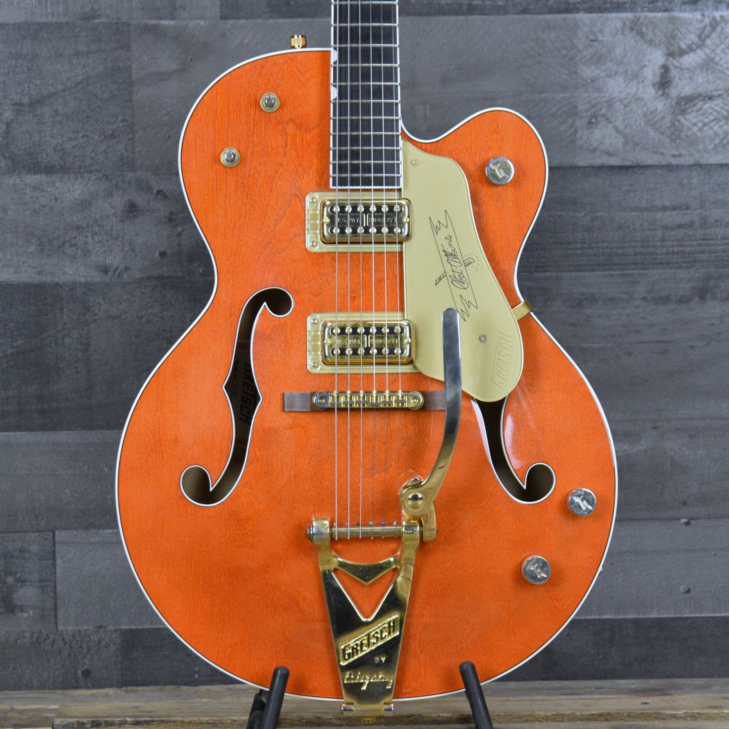 Pre-Owned Gretsch Chet Atkins G6120 - Orange Stain with Hardshell Case