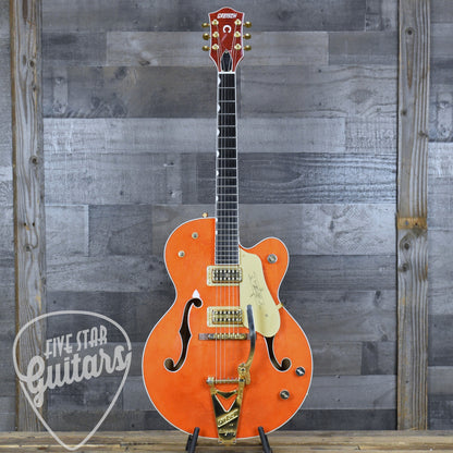 Pre-Owned Gretsch Chet Atkins G6120 - Orange Stain with Hardshell Case