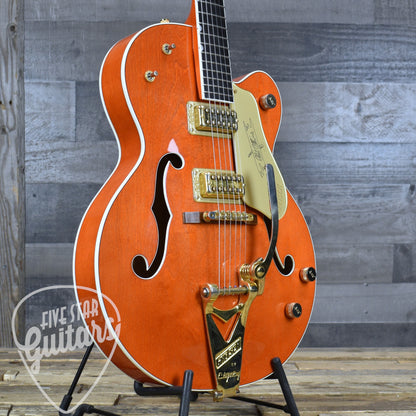 Pre-Owned Gretsch Chet Atkins G6120 - Orange Stain with Hardshell Case