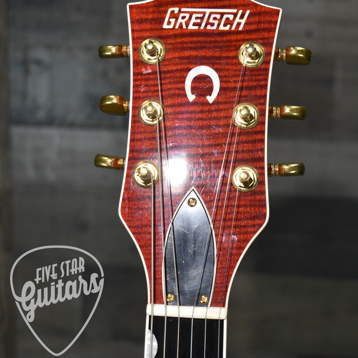 Pre-Owned Gretsch Chet Atkins G6120 - Orange Stain with Hardshell Case
