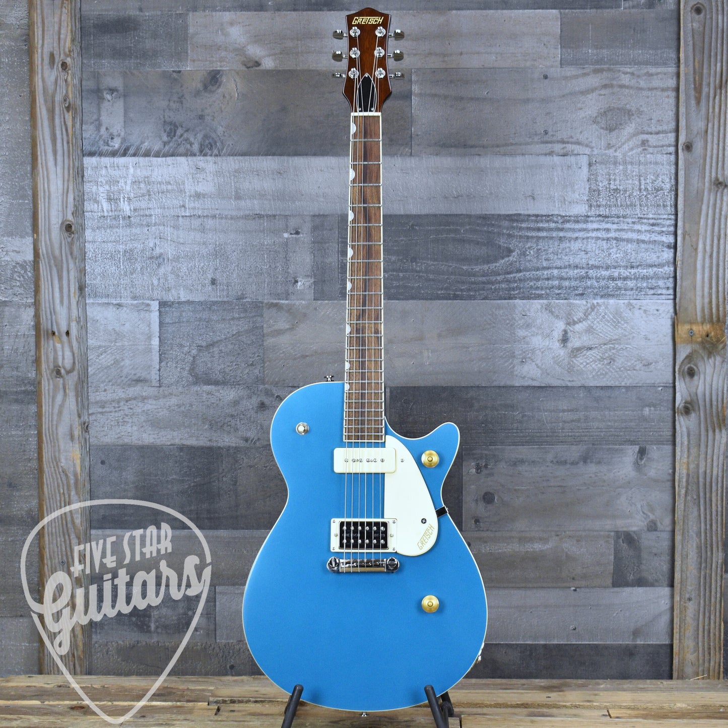 Pre-Owned Gretsch Streamliner Junior Jet Club G2215 - Ocean Turquoise