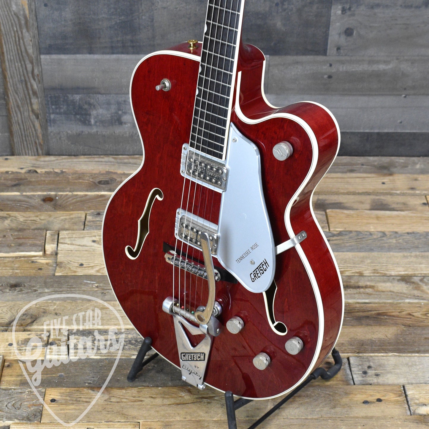 Pre-Owned Gretsch G6119 Tennessee Rose - Wine Red with Hardshell Case