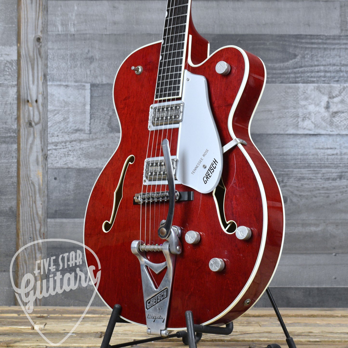 Pre-Owned Gretsch G6119 Tennessee Rose - Wine Red with Hardshell Case