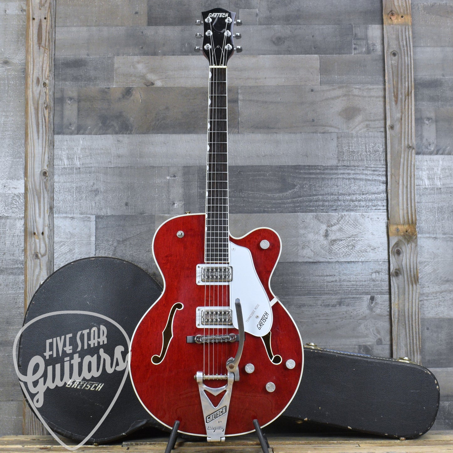 Pre-Owned Gretsch G6119 Tennessee Rose - Wine Red with Hardshell Case