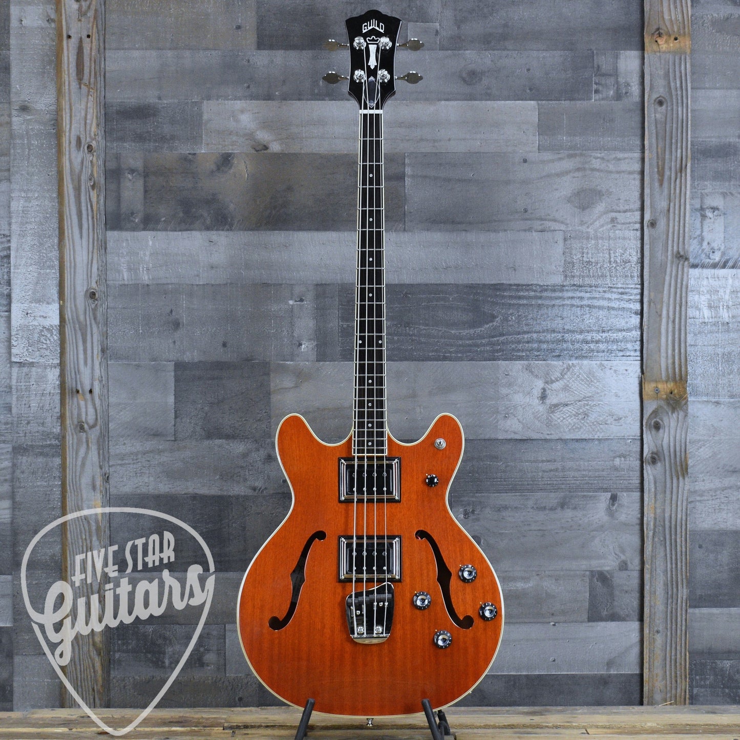 Pre-Owned Guild Starfire Bass II - Natural with Hardshell Case