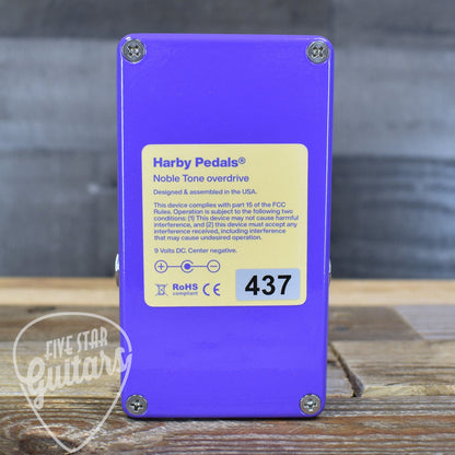 Pre-Owned Harby Pedals Noble Tone Overdrive Pedal