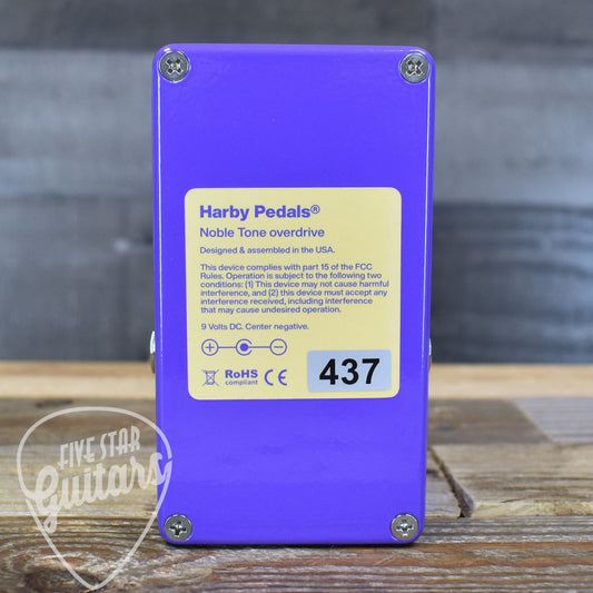 Pre-Owned Harby Pedals Noble Tone Overdrive Pedal