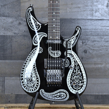 Pre-Owned Ibanez Joe Satriani JS1BKP - Black Paisley with Hardshell Case