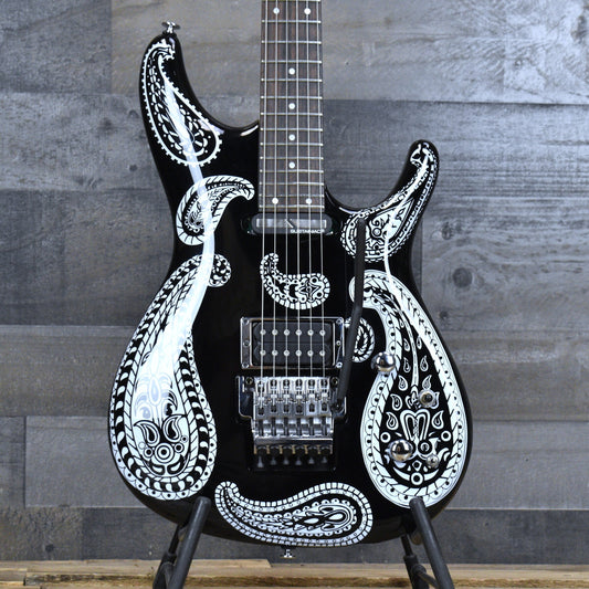 Pre-Owned Ibanez Joe Satriani JS1BKP - Black Paisley with Hardshell Case