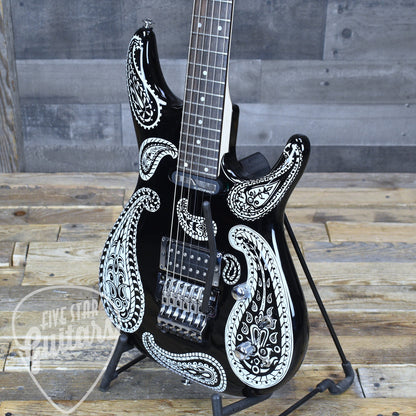 Pre-Owned Ibanez Joe Satriani JS1BKP - Black Paisley with Hardshell Case