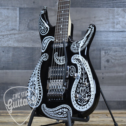 Pre-Owned Ibanez Joe Satriani JS1BKP - Black Paisley with Hardshell Case