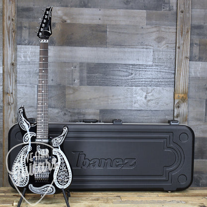Pre-Owned Ibanez Joe Satriani JS1BKP - Black Paisley with Hardshell Case
