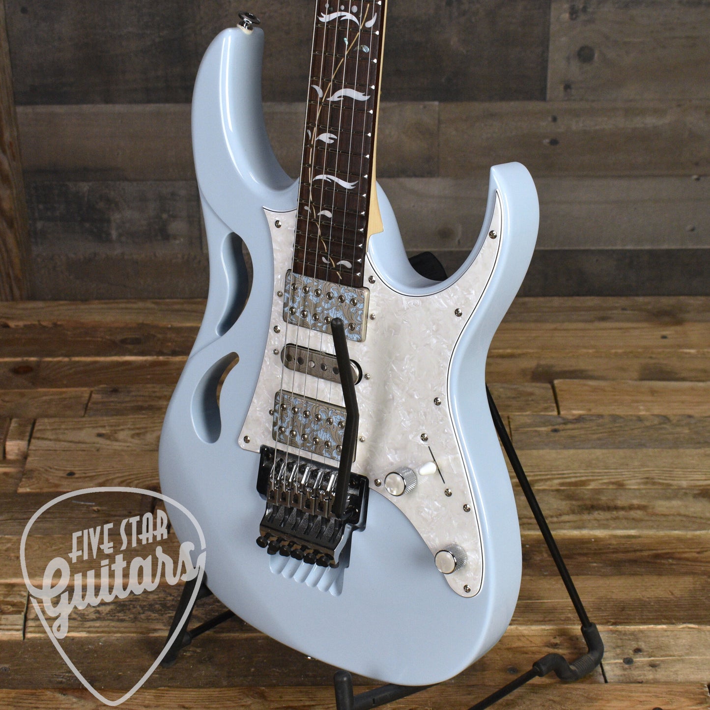 Pre-Owned Ibanez PIA3761C Steve Vai Signature - Blue Powder with Hardshell Case