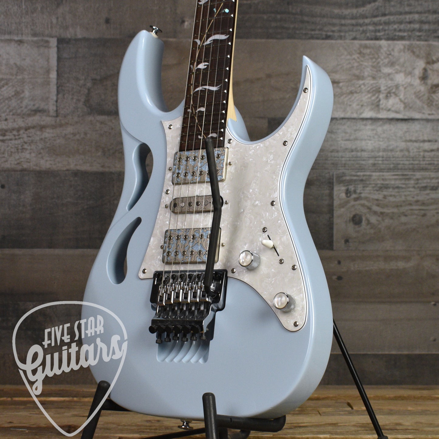 Pre-Owned Ibanez PIA3761C Steve Vai Signature - Blue Powder with Hardshell Case