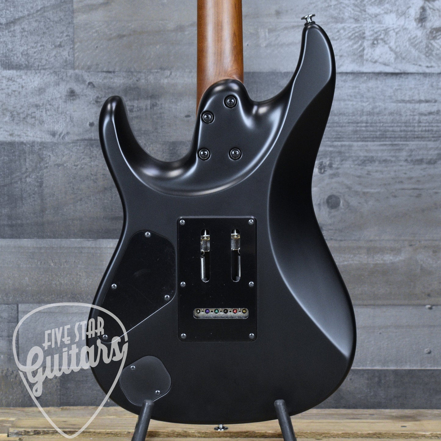 Pre-Owned Ibanez Prestige AZ2402 - Flat Black with Hard Shell Case