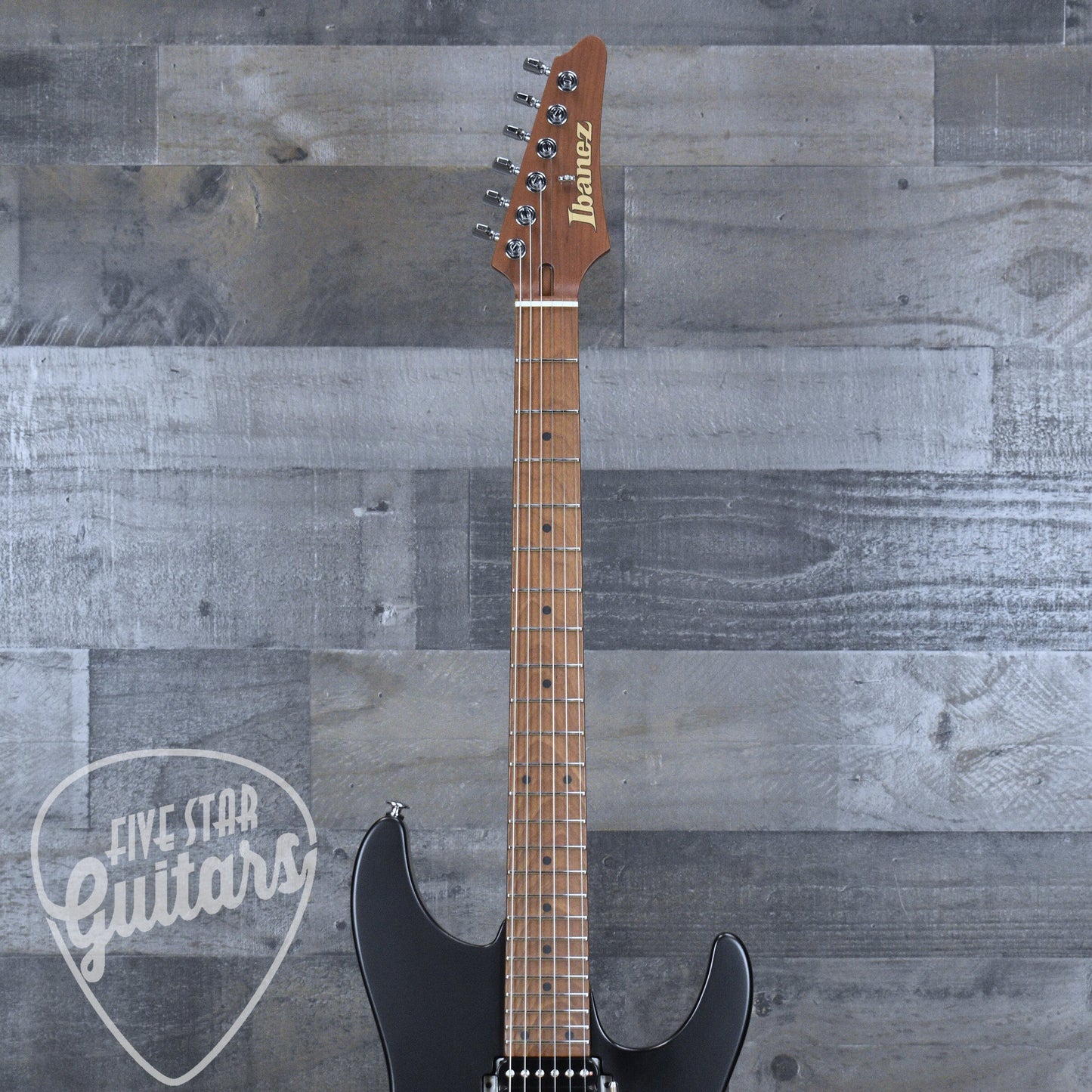 Pre-Owned Ibanez Prestige AZ2402 - Flat Black with Hard Shell Case