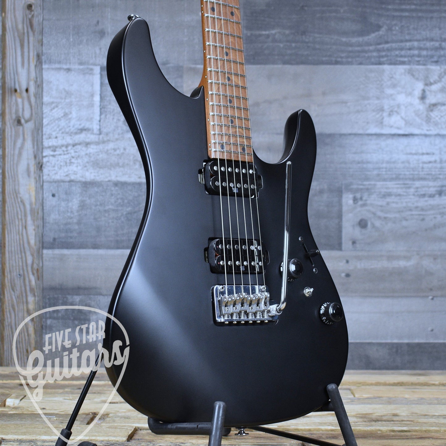 Pre-Owned Ibanez Prestige AZ2402 - Flat Black with Hard Shell Case