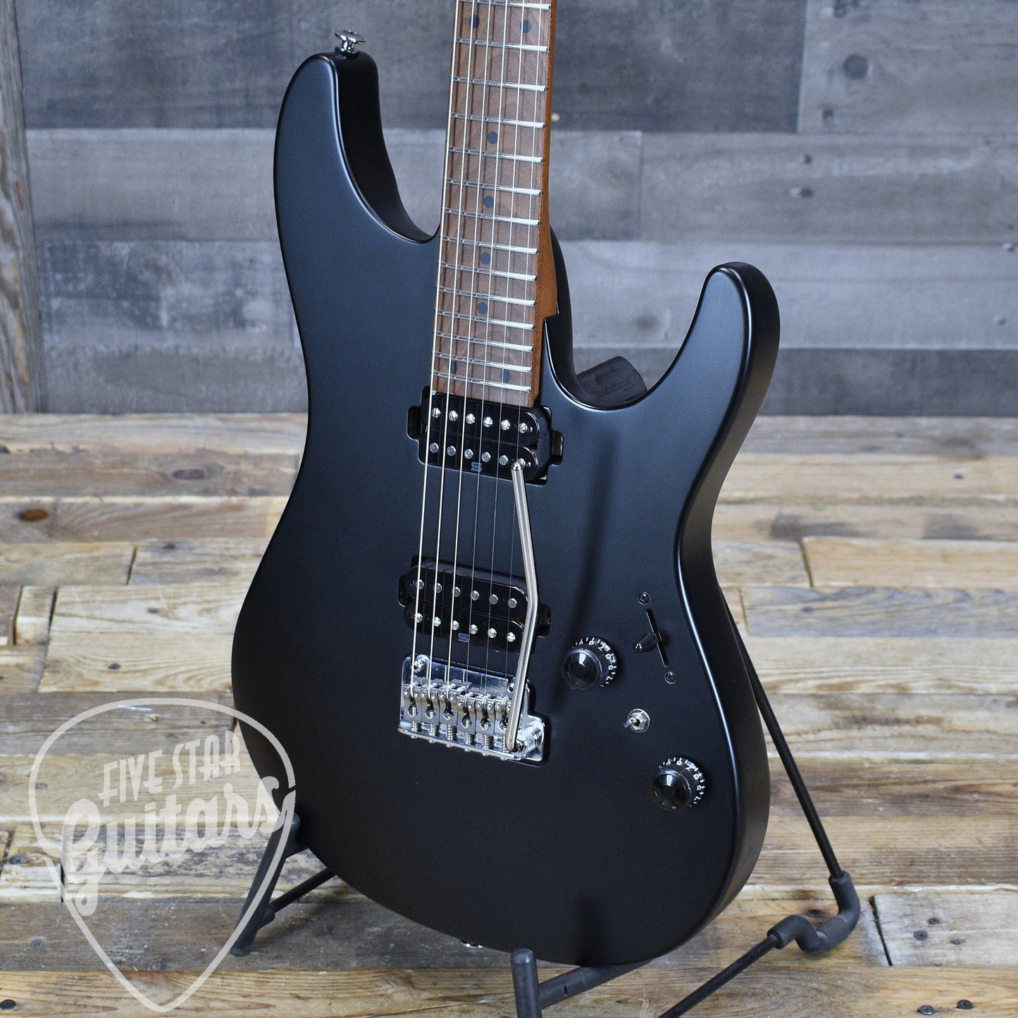 Pre-Owned Ibanez Prestige AZ2402 - Flat Black with Hard Shell Case