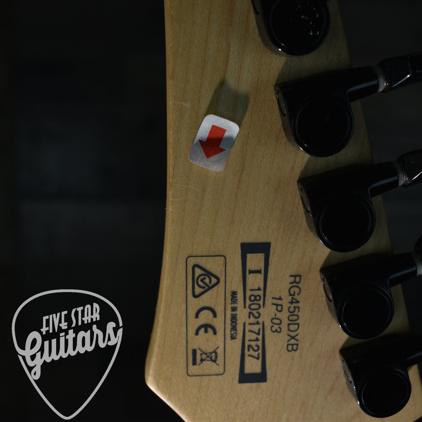 Pre-Owned Ibanez RG450DXB - White with Gig Bag