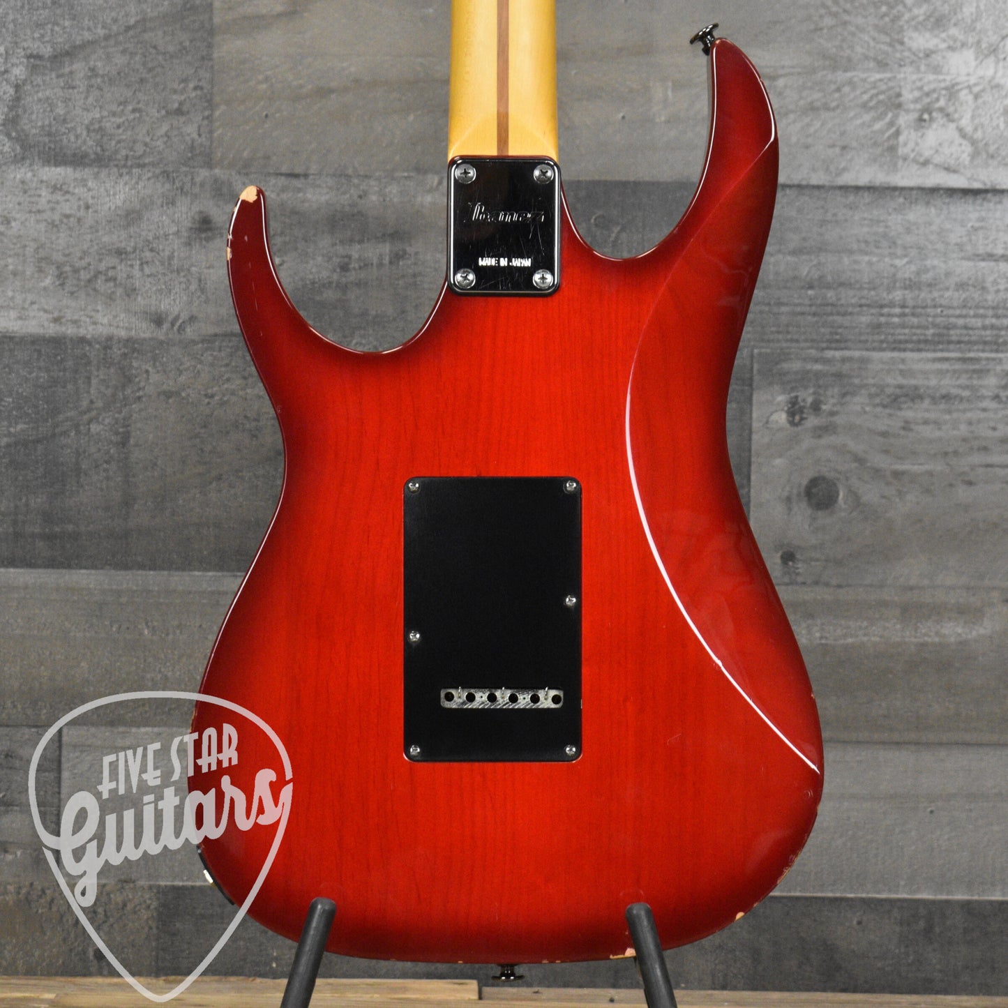 Pre-Owned Ibanez RT650GF - Transparent Red with Hardshell case