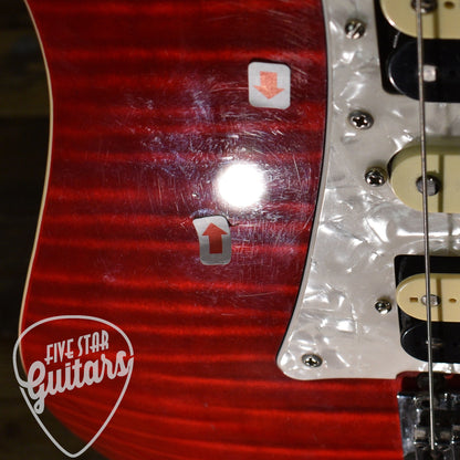 Pre-Owned Ibanez RT650GF - Transparent Red with Hardshell case