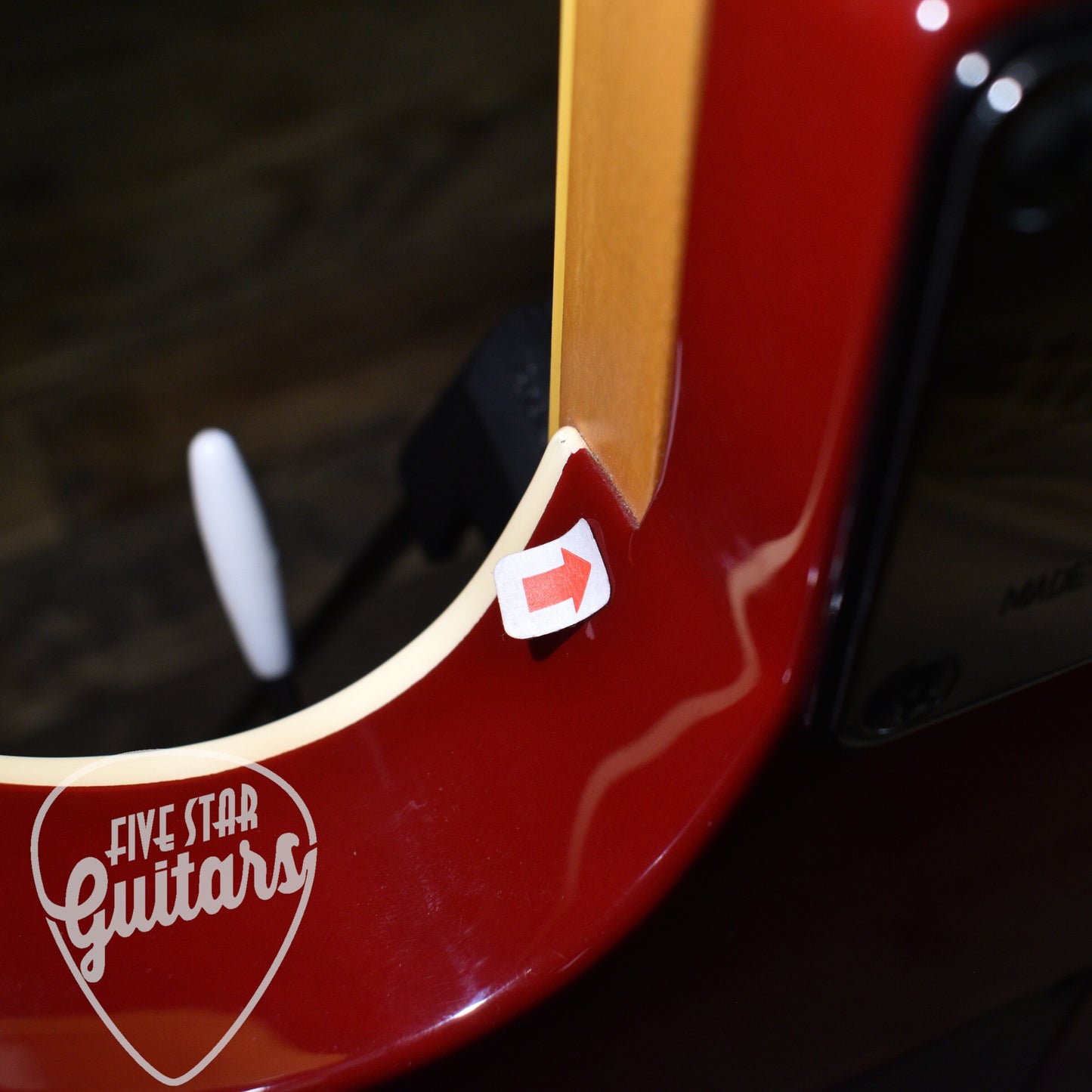 Pre-Owned Ibanez RT650GF - Transparent Red with Hardshell case