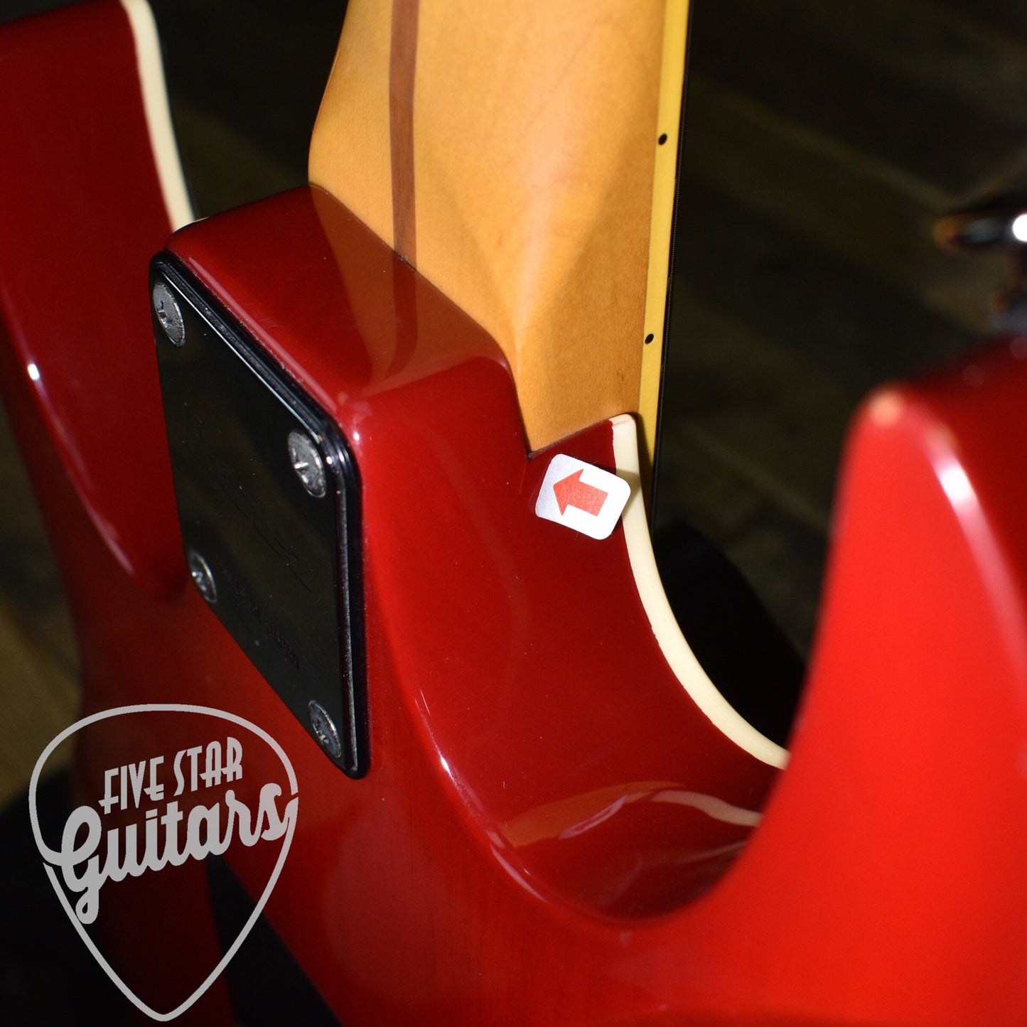 Pre-Owned Ibanez RT650GF - Transparent Red with Hardshell case