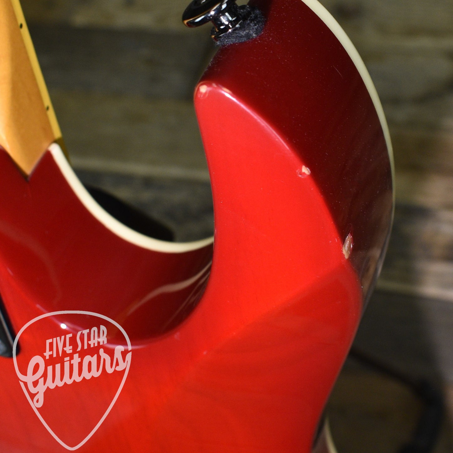 Pre-Owned Ibanez RT650GF - Transparent Red with Hardshell case