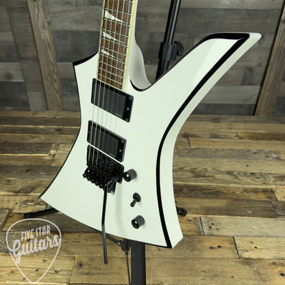 Pre-Owned Jackson X Series Kelly KEXMG - White with Black Bevels with Hard Shell Case