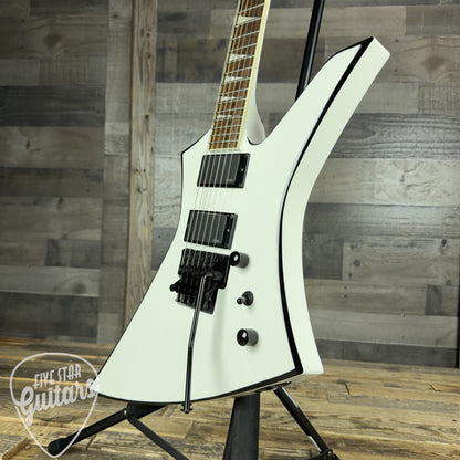 Pre-Owned Jackson X Series Kelly KEXMG - White with Black Bevels with Hard Shell Case