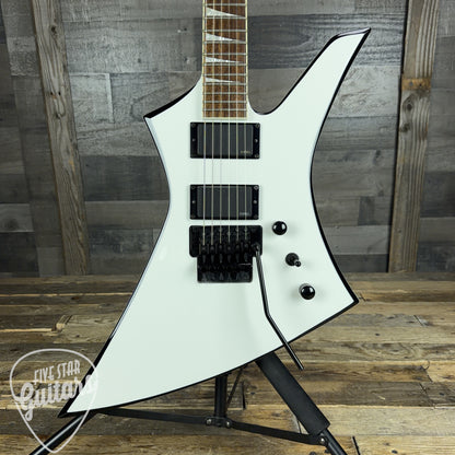 Pre-Owned Jackson X Series Kelly KEXMG - White with Black Bevels with Hard Shell Case